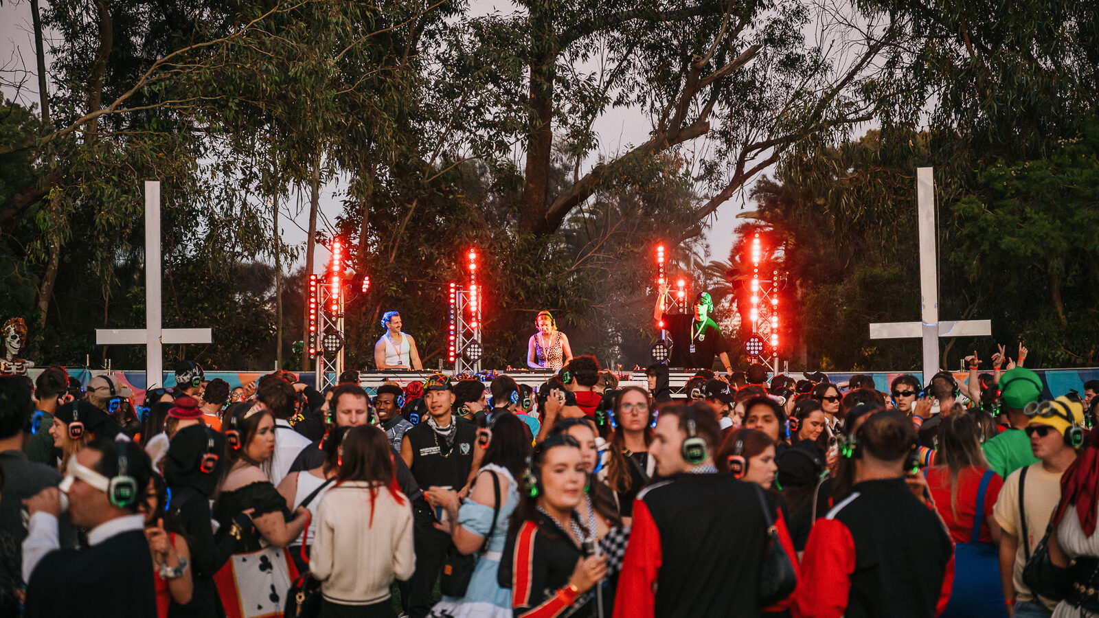 Silent disco at Seasons Halloween